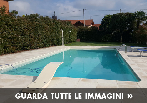 Realizzazione piscina villa unifamiliare
