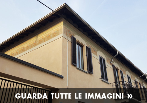 Ristrutturazione immobile e restauro fregi di facciate abitazione centro storico